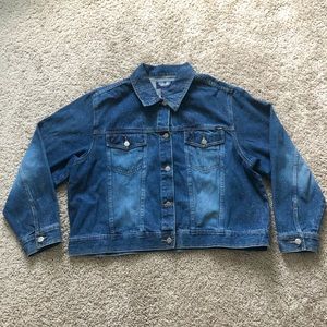 vintage Angels glitter denim jean jacket